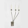 Limehouse Orchid Triple Polished Nickel from Oldfield Lighting